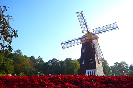 Beautiful windmill in Thailandのeditorial素材