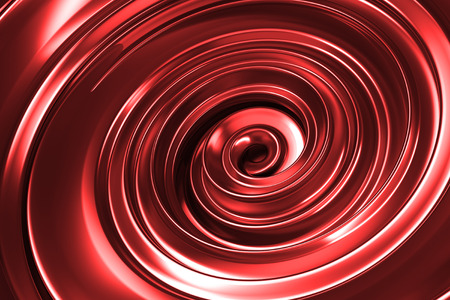 Abstract spiral background. Metalic  reflective vortex. Twisted 3d rendering background.の写真素材