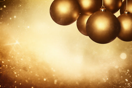 Vintage style Christmas background, flat lay winter header: cristmas decoration with copy spaceの素材