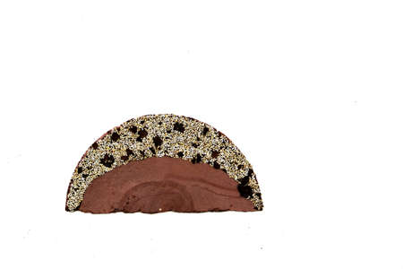 Typical Mexican sweet Pepitoria, wafers of colors and flavors such as chocolate and vanilla with...