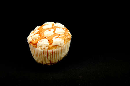 Fresh, delicious and fluffy Mexican bread Manteconchas cupake type vanilla and chocolate flavor...
