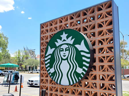 Mexico state, Mexico - May 15 2022: The Starbucks coffee chain that was born in Seattle and belongs...