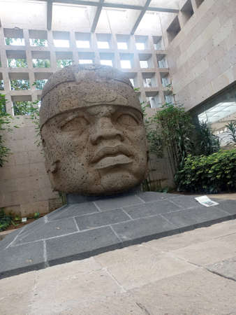 The Anthropology Museum of Xalapa, Veracruz, (MAX), is the second most important museum in Mexico with the second largest collection of pre-Hispanic art in Mesoamerica: Olmec, Totoのeditorial素材