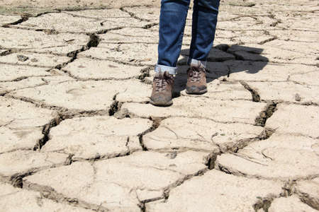 World Water Day is celebrated every March 22 to remember the relevance of this essential liquid. Droughts are caused by climate change, the lack of rain, which produces water scarcの写真素材