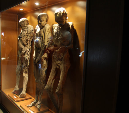Guanajuato, Mexico - Mar 21 2021: The Mummies of Guanajuato one of the greatest tourist attractions...