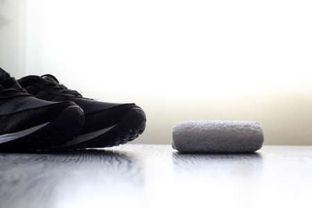 articles for sports activity and starting a healthy and fit life in times of contingencyの写真素材