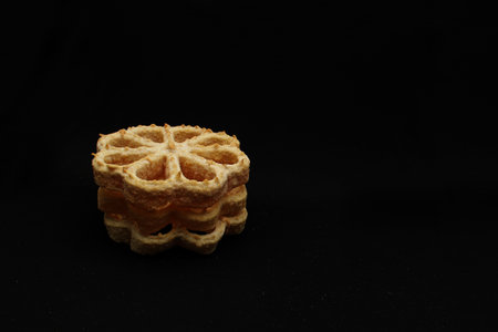 Traditional buÃ±uelos of the national and Christmas holidays of Mexico, Colombia and Cuba of Spanish origin that consist of a dough of fried flour with a circular shape, sweet withの写真素材