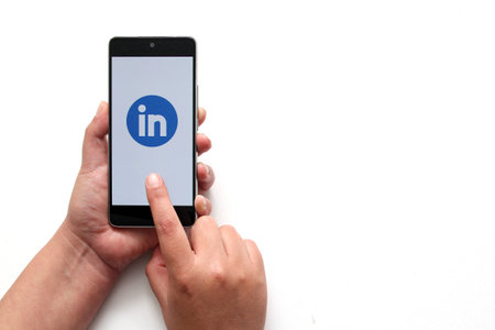 Mexico City, Mexico - Nov 9 2022: LinkedIn opens its offices in Mexico to be closer to Mexican...