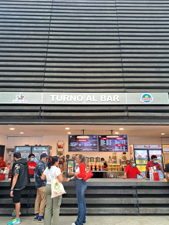 Mexico City, Mexico - Jun 04 2023: Mexican baseball stadium Alfredo Harp Helu AHH is home of the Diablos Rojos team in the country's capitalのeditorial素材