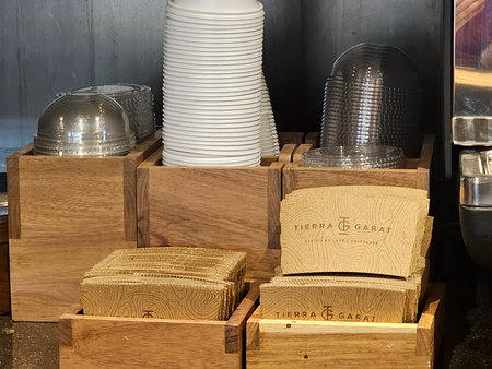 Mexico State, Mexico - May 4 2024: The Mexican coffee chain Tierra Garat opens more branches in the...