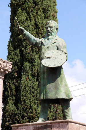 Temascalcingo State of Mexico, Mexico - Oct 12 2014: Of Nahuatl origin means place of the small temazcal, place where the painter Jos Mara Velasco was bornのeditorial素材