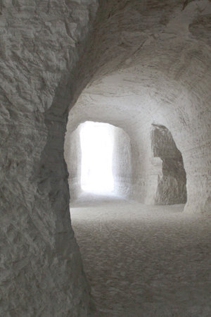 Chalk Mines are a set of calcite caverns in Tlaxcala, Mexico, extracted for the manufacture of...