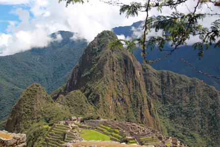 Machu Picchu, Cusco, Peru - Mar 15, 2017: One of the seven wonders of the world, Machu Picchu is an...