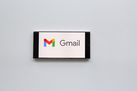Mexico City, Mexico - Feb 22, 2025: Gmail on the app and web is a free email service offered by...