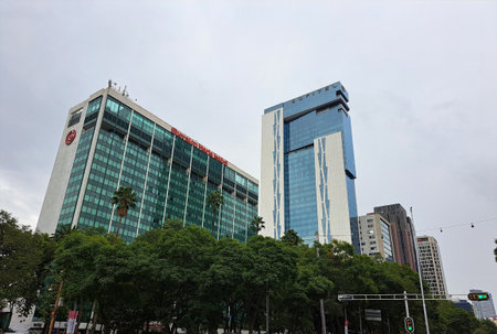 Mexico City, Mexico - Aug 23, 2023: Sofitel Reforma is a 5 star luxury hotel on Paseo de la Reforma...