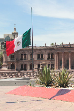 Monterrey, Nuevo Leon, Mexico - Jul 30, 2025: The Palace Museum, located in the Government Palace in...