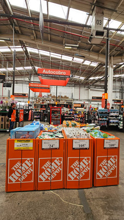 Naucalpan, State of Mexico, Mexico  July 13, 2026: The Home Depot is the world's largest retail chain specializing in home improvement, hardware, construction materials, and DIY