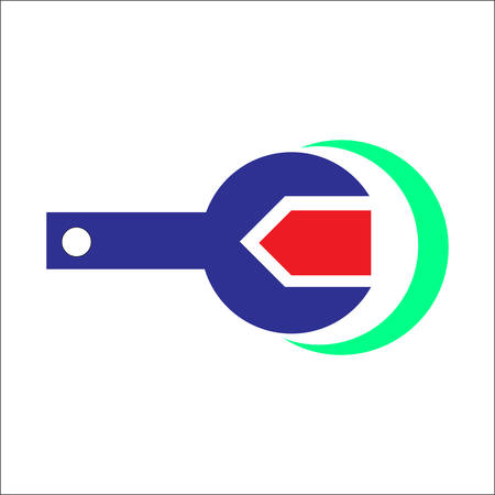 Letter C Logo. in vector and isolated in the white backgroundのイラスト素材