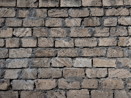 Old brick wall texture. Abstract background for design with copy space.の写真素材