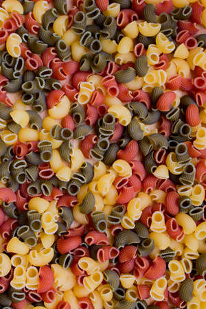 Fresh pasta background typical of italian cuisine and mediterranean dietの写真素材