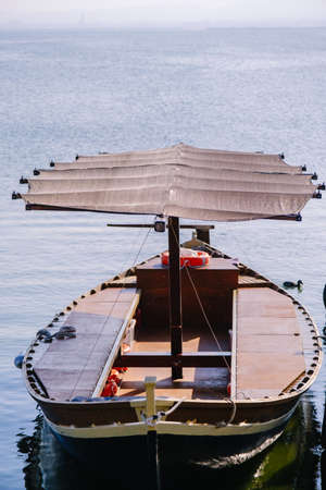 Fishing boats from the north of Spain to fish with nets.の写真素材