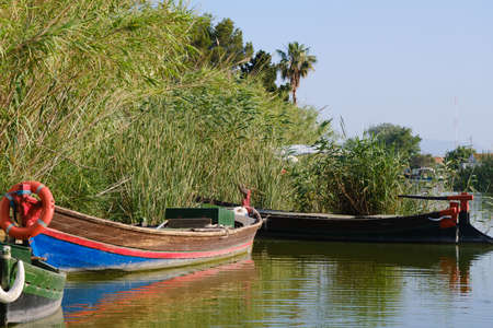 Fishing boats from the north of Spain to fish with nets.の写真素材