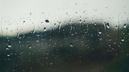 beautiful drops on the glassの写真素材