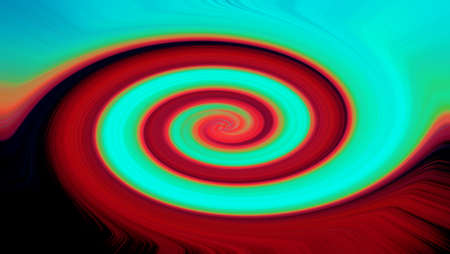 Abstract spiral, twisting spiral textures, copy space for outer space, galactic background. 3d rendering, abstract twisted brush art spiral, bright paintsの写真素材