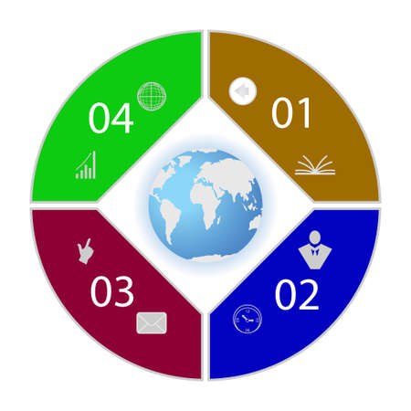 infographics that makes it easier to workのイラスト素材