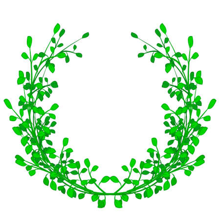 Cute floral graphic elements for your wedding and birthday design.のイラスト素材