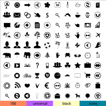 Set of flat icons for mobile app and webのイラスト素材