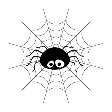 spider webのイラスト素材
