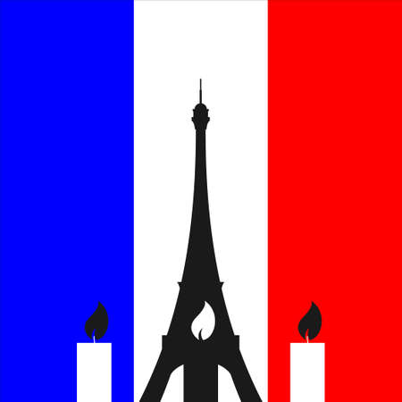 People from around the world shares images with sign pray for paris- after a series of coordinated...