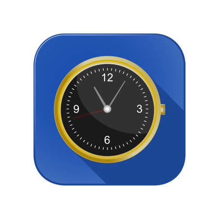 smart clock with mobile communications and the Internetのイラスト素材