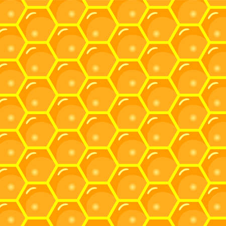 Honey natural healthy food production. Apiary vector symbols.