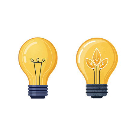 Bulb icon. Isolated on white background. Vector illustration.のイラスト素材