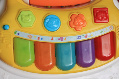 Colorful antistress toy for children, closeup of photo