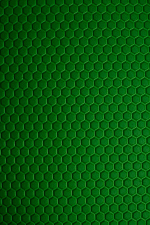 Green hexagon background. Hexagon pattern background. 3d renderの写真素材