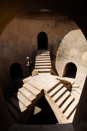 Inside the Coridor of Taman Sari Water Castleのeditorial素材