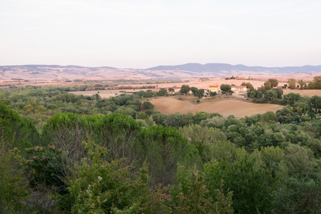 Bagno Vignoni and its spasの写真素材