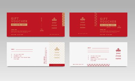 Simple Elegant Gift Voucher Saleのイラスト素材