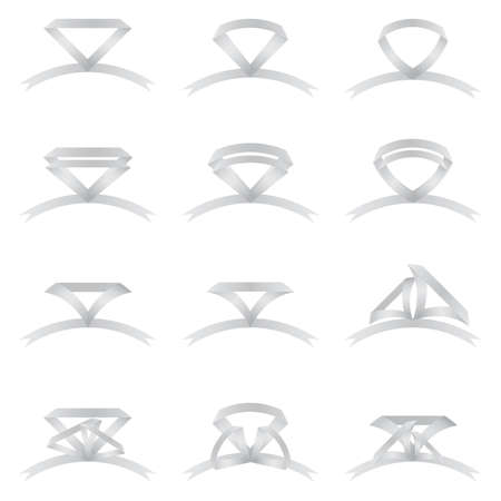 ribbonのイラスト素材