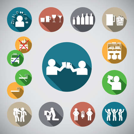 drinking spot iconのイラスト素材