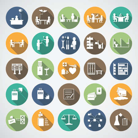 office spot iconのイラスト素材