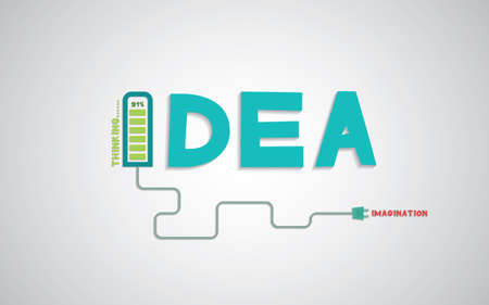 idea textのイラスト素材