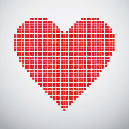 heart shape backgroundのイラスト素材