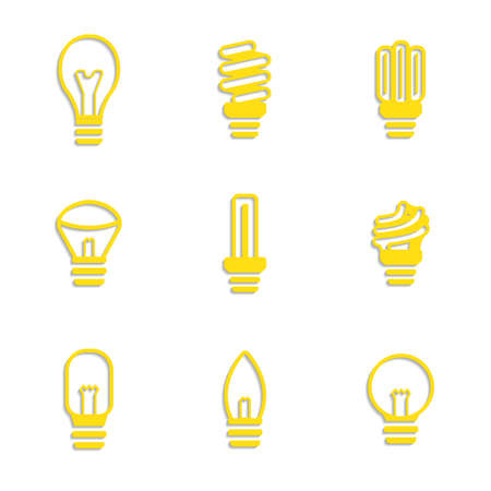 Light Bulb Lamp iconのイラスト素材