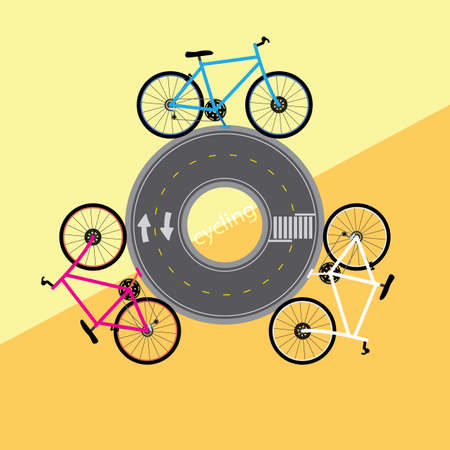 bike and road