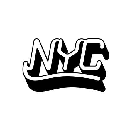 NYC hand drawnのイラスト素材
