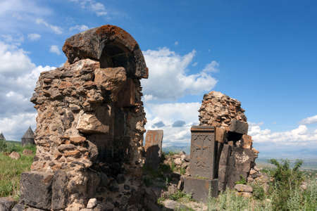 Ancient ruins of the part of Tegher Monastery